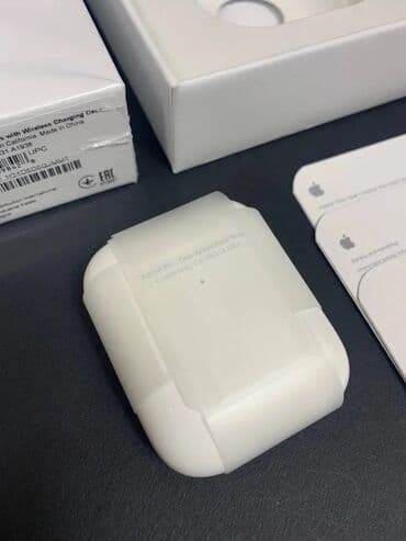 скупка аирподс: Вкладыши, Apple, Новый, Беспроводные (Bluetooth), Классические — 4