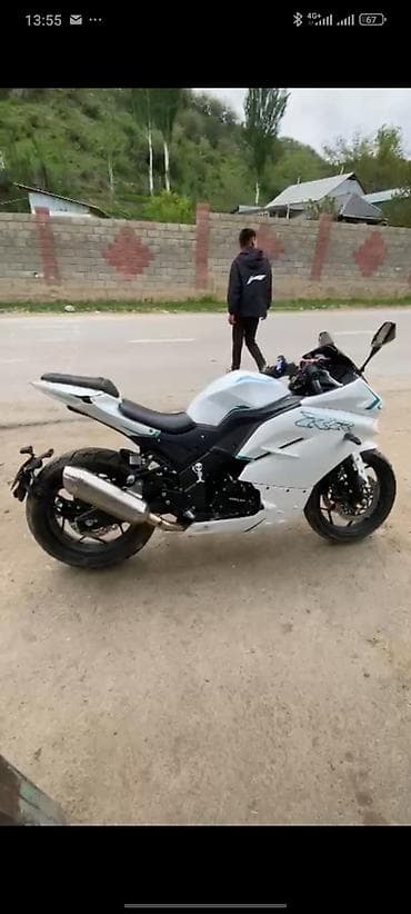 теккен мото: Спортбайк RX в белом цвете - Агрессивный обвес с аэродинамическими — 9