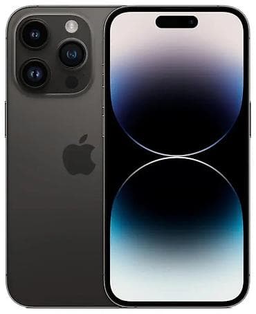 Мобильные телефоны: IPhone 14 Pro, Б/у, 128 ГБ, Черный, Коробка, 75 % — 1