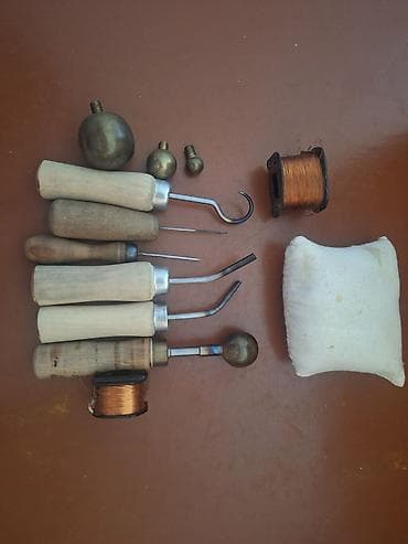 Набор инструментов для выжигания/тиснения по коже и дереву Состав: -