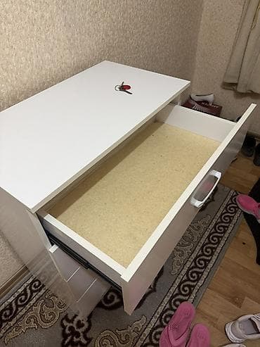 Комоды для одежды: Комод для одежды, Без зеркала, ЛДСП, цвет - Белый — 2