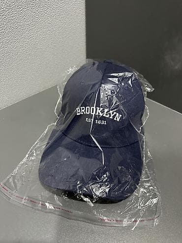 козырок: Бейсболка Brooklyn кепка - Цвет: темно‑синий (navy) - Надпись — 2