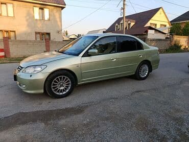 бу авто в кредит без первоначального взноса рядом просп. жибек жолу, бишкек: Honda Civic: 2004 г., 1.7 л, Автомат, Бензиновая, Седан — 6