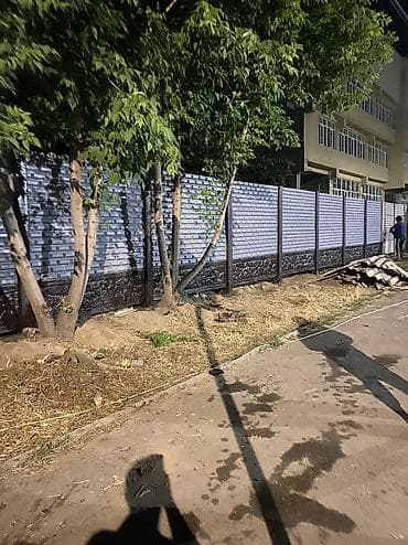 Бетонные еврозаборы: Бетонные секционные заборы и ворота под ключ - Изготовление и монтаж — 9