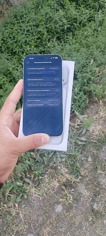 iphone s: IPhone 17 Pro Max, Б/у, 256 ГБ, Белый, Коробка, 99 % — 4