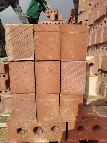 пескоблок буу: Пустотелый, дырчатый, Жженый кирпич, Полублок, 250×120×90 — 3