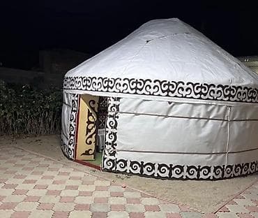 Юрта традиционного типа с орнаментом - Каркас круглый, купольный, с at lalafo.kg Юрта традиционного типа с орнаментом - Каркас круглый, купольный, с