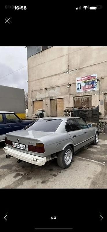 Унаа: BMW 5 series: 1990 г., 2.5 л, Кол менен иштөөчү, Бензин, Седан — 5