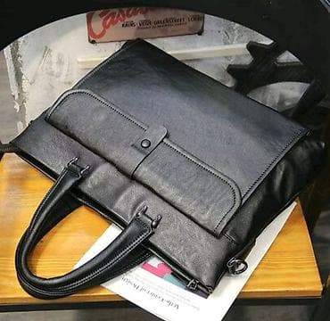 кожаная спортивная сумка: Портфель, Новый, Материал: Искусственная кожа, Мужские — 2