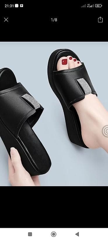 Сапоги: Женские летние сандалии и мюли на платформе/каблуке - Модели — 7