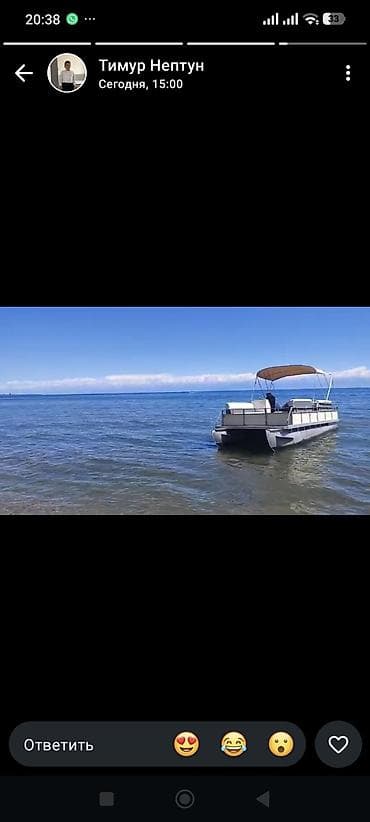 катер водный: Понтонный катер - Тип: двухпонтонный катер/понтонная лодка - Корпус — 1