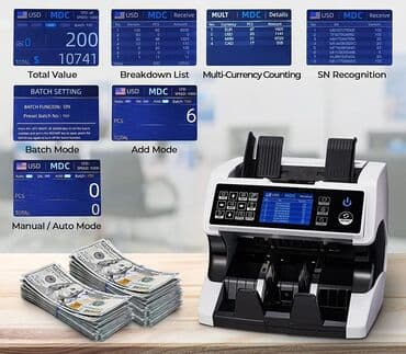 пневмонагнетатель для полусухой стяжки купить бу: Счетная машинка для денег с проверкой. Считает и суммирует доллары — 3