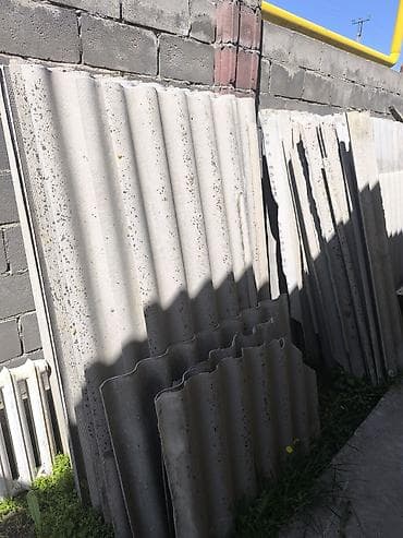 Шифер: Шифер, Асбест жана цемент, 8 толкундуу, Башка өндүрүүчү, Колдонулган — 1