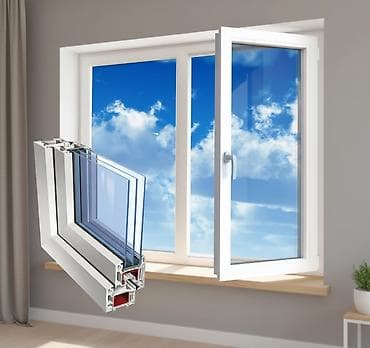 Пластиковые окна ПВХ с многокамерным профилем и энергосберегающим
