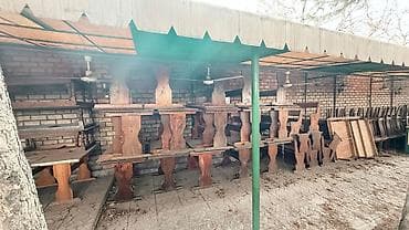 Балдар эмереги: Продается Б/У мебель для летних площадок Топчаны Столы Скамьи — 2