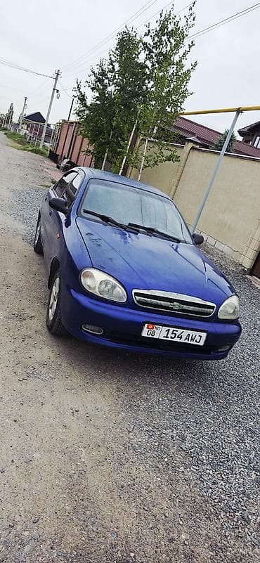 машина жыгули: Chevrolet Lanos: 2007 г., 1.3 л, Кол менен иштөөчү, Бензин, Седан — 1