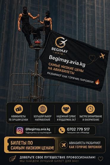 Туристические услуги: Агентство Begimay Avia — подбор и оформление авиабилетов. Что — 3