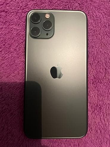 IPhone 11 Pro, Б/у, 256 ГБ, Space Gray, Чехол, 80 %