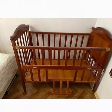 кравать трансформер: Детская кровать трансформер, Б/у, Другой тип, цвет - Коричневый — 2