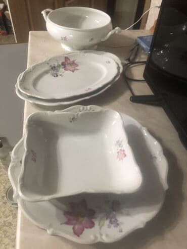 Хрусталь рюмки вазы кружки подносы разная посуда чайные с Чайники500