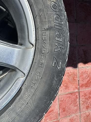 шина сапок: Колеса в сборе 185 / 70 / R 14, Лето, Запаска, Легковые, Литые, отверстий - 4 — 2