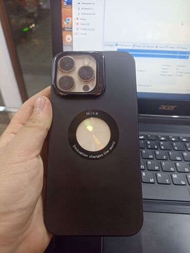 фирменные часы: IPhone 14 Pro Max, 512 ГБ, Золотой, Чехол, 83 % — 3