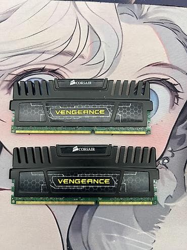 Настольные ПК и комплектующие: Оперативная память (RAM) для ПК, Б/у, Corsair, 16 ГБ, DDR3, 1600 МГц — 3