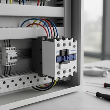 3 фазный двигатель: Контактор CHNT NC1-3210 предназначен для коммутации электрических — 1