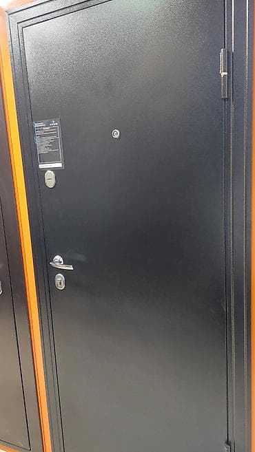 молодой гвардия: Двери для домов и квартир, Металлическая, цвет - Черный — 1