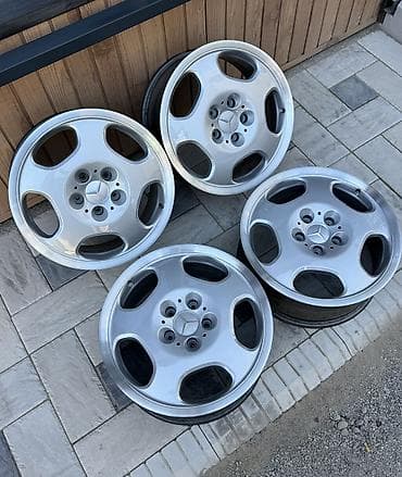 Диски: Литые Диски R 17 Mercedes-Benz, Комплект, отверстий - 5, Б/у — 3