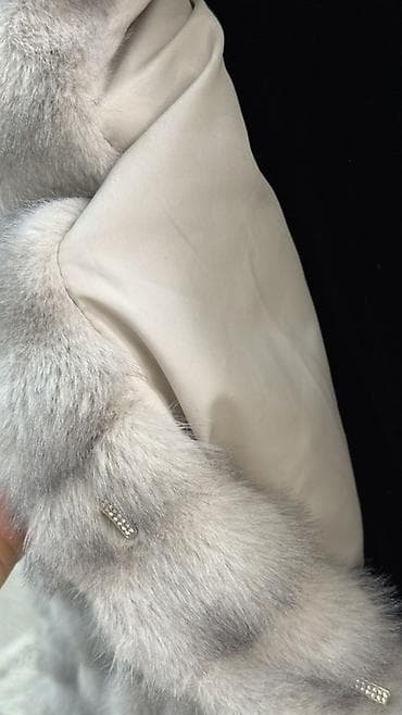 я ищу шубу: Шуба ZARA, искусственный мех, серый омбре Размер 44-46-48 (М,L,XL) - — 3