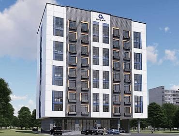 кок жар новостройка: 1 комната, 49 м², 9 этаж, ПСО (под самоотделку) — 2