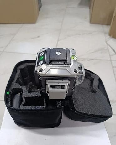 нивелир: Лазерный уровень (нивелир) с зелёными лучами - Профессиональный — 3