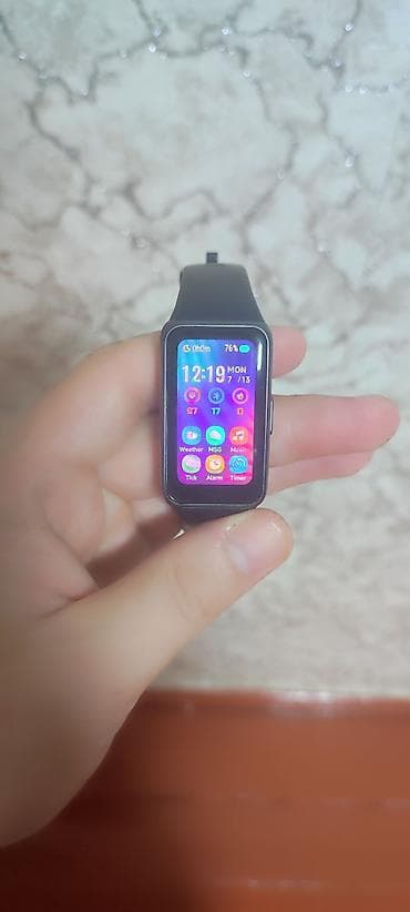 Другие смарт-часы: Смарт-часы Huawei band 6 фитнес-браслет с прямоугольным цветным — 4