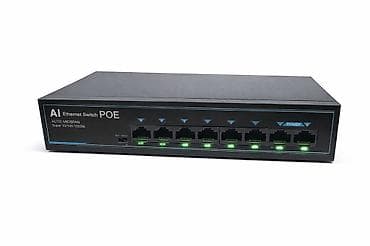 PoE Ethernet коммутатор предназначен для подключения и питания