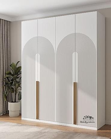 буфет кухоный: Шифоньер, шкаф для одежды, Прямой, МДФ — 7