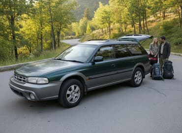 шины lx 470: Subaru Legacy: 1997 г., 2 л, Автомат, Бензиновая, Универсал — 1