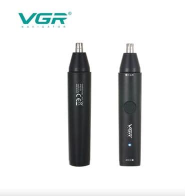 триммер для носа: ✂️ триммер для носа, ушей и бровей vgr v‑613 2 в 1 универсальный уход — 4