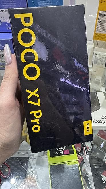ош телефондор: Poco X7, Жаңы, 512 ГБ, түсү - Кара, 2 SIM — 2
