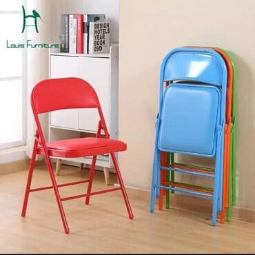 кресло садовое: Мягкий складной стул . Качество очень хороший Цвет: красный, чёрный — 2