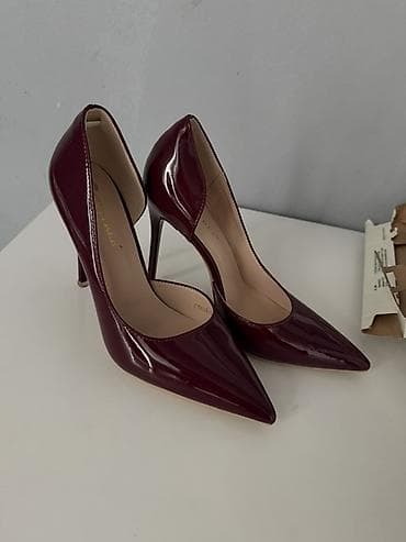 туфли лоферы: Бордовые туфли новые 39 размер — 1