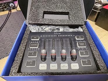 nothing ear 2: Аудиомикшер Fifine AmpliGame SC3 (Gaming Mixer), цвет черный — 5