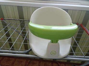 детские игрушки для новорожденных: Продаю сидушка новорожденного ребенка удобна умываться снизу липучка — 5