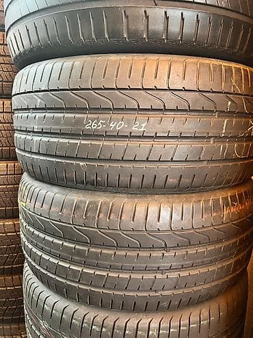 Транспорт: Шины 265 / 40 / R 21, Лето, Б/у, Пара, Италия, Pirelli — 2