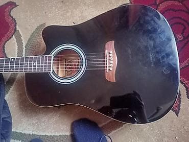 Пианино, фортепиано: Электроакустическая гитара дредноут с вырезом + мягкий чехол - Корпус — 2