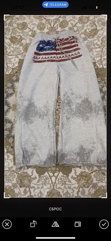 Джинсы и брюки, цвет - Серый