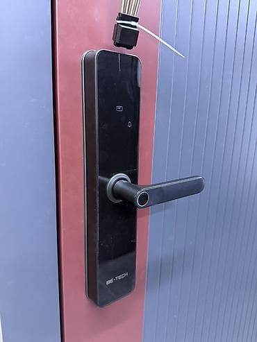 hi tech: Двери для домов и квартир, Металлическая, Одностворчатая, Левосторонняя, цвет - Серый — 2