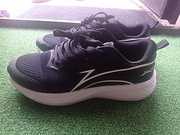 жома спорт: Кроссовки Li-Ning для бега и тренировок - Цвет: черный с белыми — 2