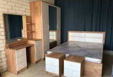 садовая мебель бишкек: Спальный гарнитур, Новый, Двуспальная кровать — 1