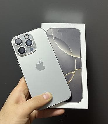 redmi s 2: IPhone 16 Pro, Б/у, 128 ГБ, Natural Titanium, Защитное стекло, Кабель, Коробка, 96 % — 1